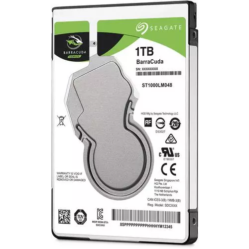 obrázek produktu SEAGATE ST1000LM048 hdd BarraCuda 1TB SMR 2.5\" 7mm 5400rpm 128MB cache, 140MB/s SATA3-6Gbps 