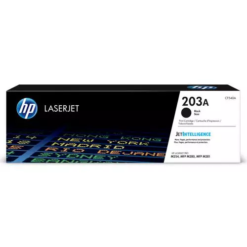 obrázek produktu HP CF540A originální toner černý č.203A cca 1400str. (pro CLJ PRO M280, M281, M254, black)