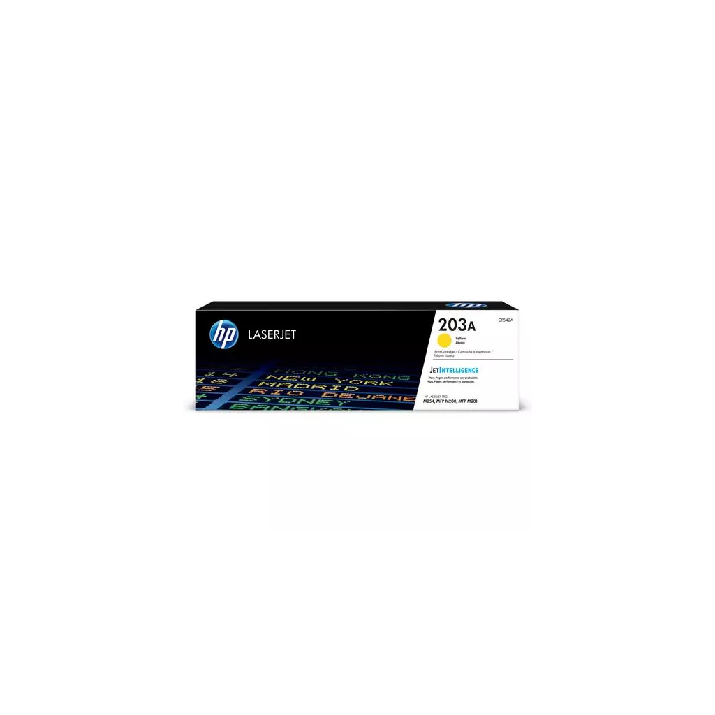 Obrázek produktu HP CF542A originální toner žlutý č.203A cca 1300str. (pro CLJ PRO M280, M281, M254, yellow)