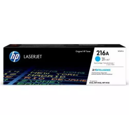 obrázek produktu HP W2411A originální toner azurový č.216A cca 850 str. (cyan, pro HP CLJ M182, M183, Jetintelligence )