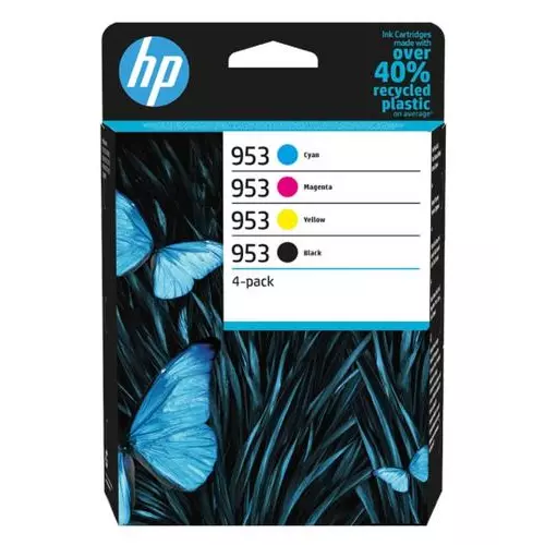 obrázek produktu HP 6ZC69AE náplně č.953 CMYK (4pack = černá + CMY) (pro OfficeJet Pro 7720, 7740, 8210, 8710,8715, 8720,8725, 8730, 8740)