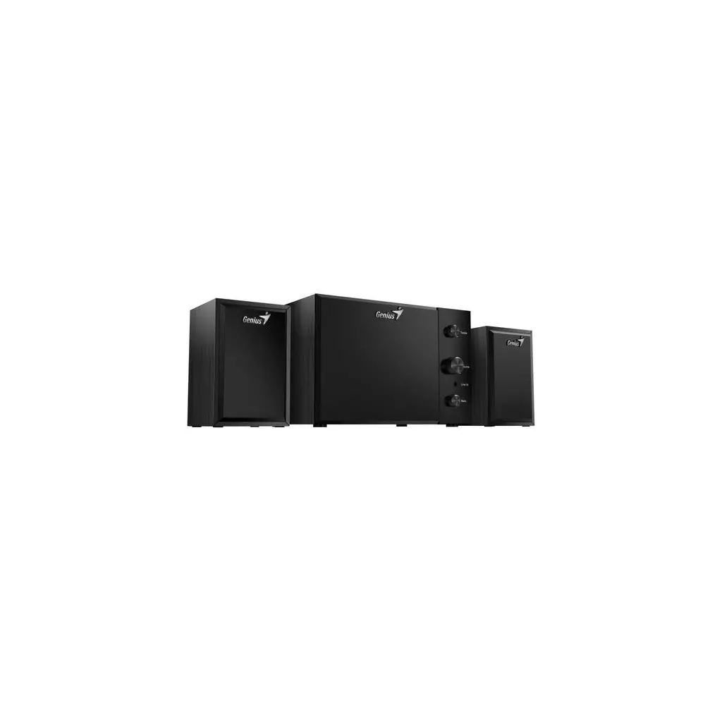 Obrázek produktu GENIUS repro SW-2.1 350 15W, 3,5mm jack, dřevěné, černé