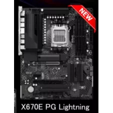 obrázek produktu ASROCK X670E PG LIGHTNING (AM5, amd X670E, 4xDDR5, PCIE 5.0, HDMI +DPort, 4xSATA3 +4xM.2, USB3.2, GLAN 2,5G, ATX)