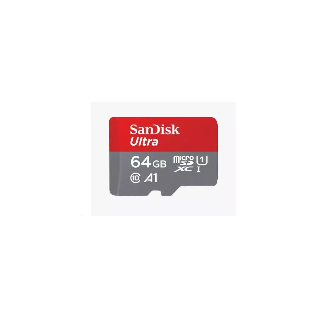 Obrázek produktu SANDISK Ultra Micro SD card SDXC 64GB + SD Adapter 140 MB/s A1 Class 10 UHS-I