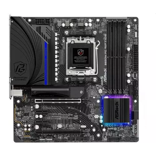 obrázek produktu ASROCK B650M PG RIPTIDE (AM5, amd B650, 4xDDR5, PCIE 5.0, HDMI+DPort, 4xSATA3 +2xM.2, USB3.2 G2, GLAN 2,5G, mATX)