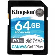 obrázek produktu KINGSTON SD card SDXC 64GB Canvas Go! Plus