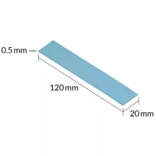 obrázek produktu ARCTIC TP-3 Thermal Pad 120x20x0,5mm (balení 4 kusů)