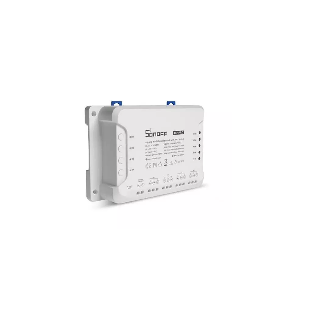 Obrázek produktu SONOFF (4CH PRO R3) Smart Switch, 4 kanály, smart integrovaný spínač, RF+WiFi switch. eWeLink