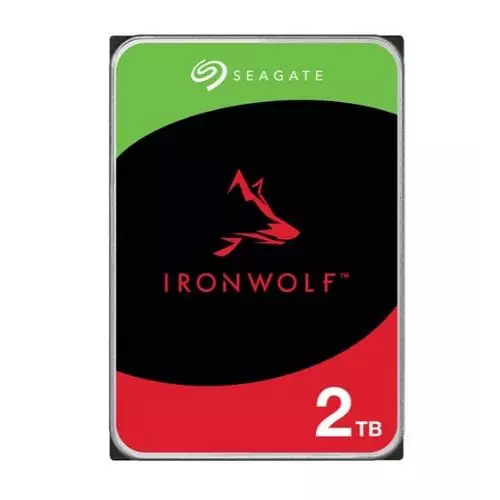 obrázek produktu SEAGATE ST2000VN003 hdd IronWolf 2TB CMR 5400rpm 256MB NAS HDD 24x7 1-8bay 180MB/s 3.5 RAID SATA3-6Gbps