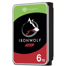 obrázek produktu SEAGATE ST6000VN006 hdd IronWolf 6TB CMR 5400rpm 256MB NAS HDD 24x7 1-8bay 202MB/s 3.5 RAID SATA3-6Gbps