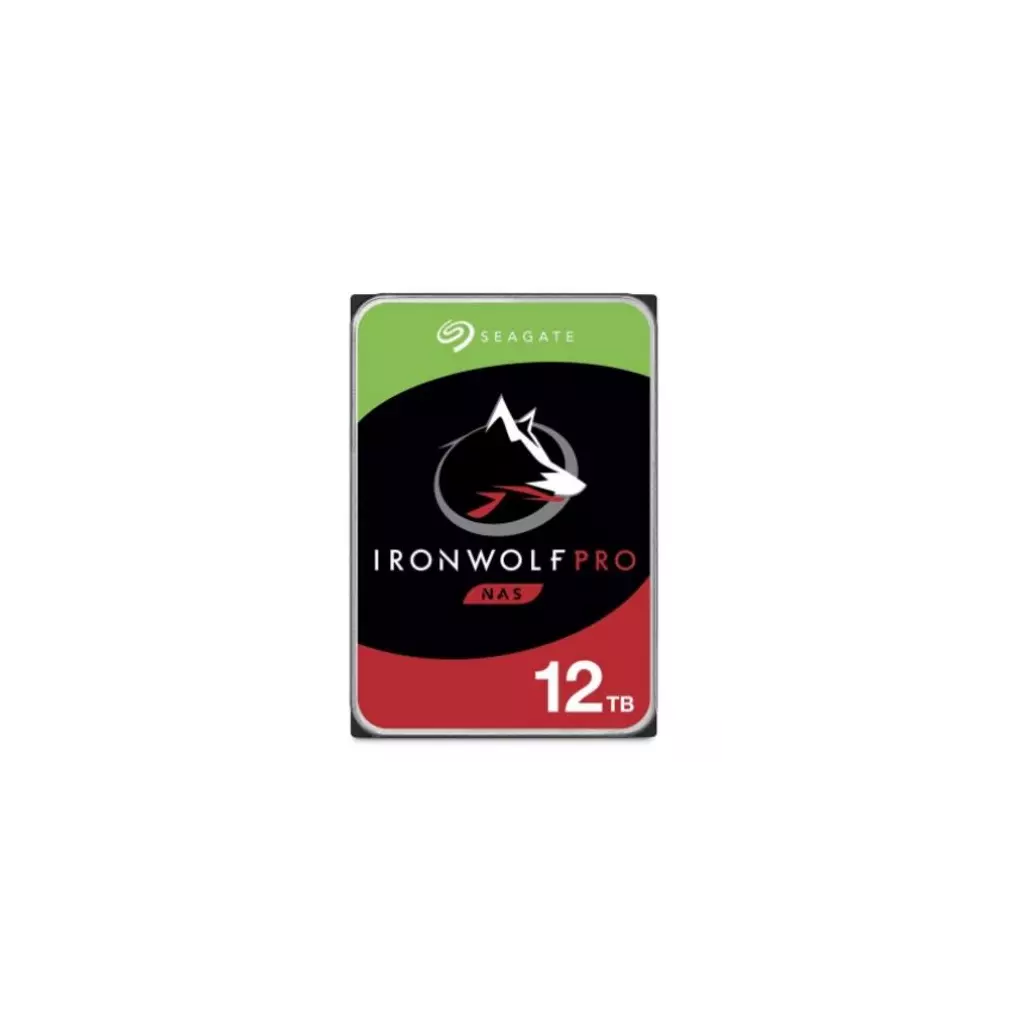 Obrázek produktu SEAGATE ST12000NT001 hdd IronWolf PRO 12TB CMR 7200rpm 256MB NAS HDD 24x7 270MB/s 3.5 RAID SATA3-6Gbps