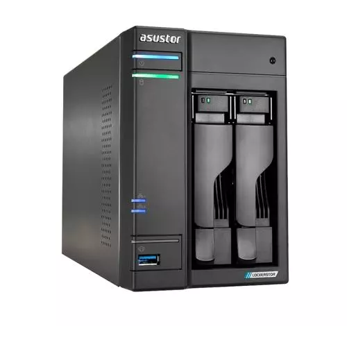 obrázek produktu ASUSTOR LOCKERSTOR 2 Gen2 (AS6702T) datové úložiště NAS (pro 2x HDD, Celeron, 4GB DDR4, NAS)