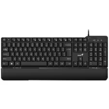 obrázek produktu GENIUS klávesnice KB-100XP, USB, CZ+SK black (černá) s ergo předložkou