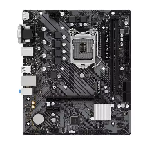 obrázek produktu ASROCK H510M-HDV/M.2 SE (intel 1200, 2xDDR4 2933MHz, 4xSATA3, VGA+DVI +HDMI, 1xGLAN, mATX)