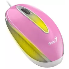 obrázek produktu GENIUS myš DX-Mini pink , drátová, optická, 1000DPI, 3 tlačítka, USB, RGB LED, pink