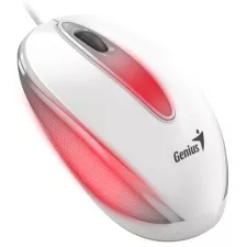 obrázek produktu GENIUS myš DX-Mini white , drátová, optická, 1000DPI, 3 tlačítka, USB, RGB LED, white