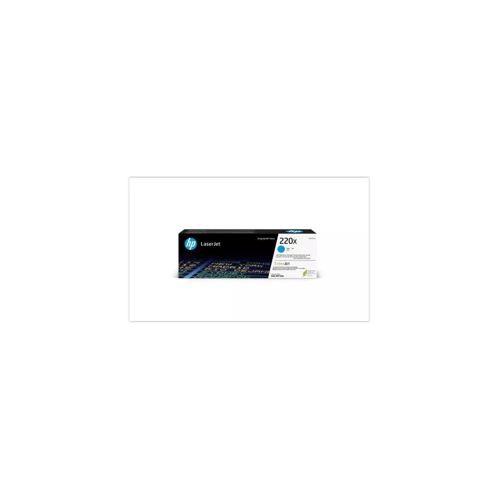 Obrázek produktu HP W2201X originální toner azurový č.220X velký cca 5500 str. (cyan, pro HP CLJ Pro 4202, 4302)