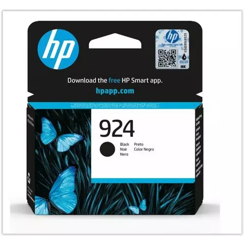 obrázek produktu HP 4K0U6NE originální náplň černá č.924 black cca 500 stran (black, pro HP OfficeJet 8122e, 8132e)