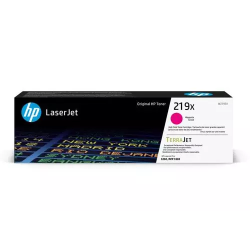 obrázek produktu HP W2193X originální toner purpurový č.219X cca 2500 str. (magenta, pro HP 3202, MFP 3302)