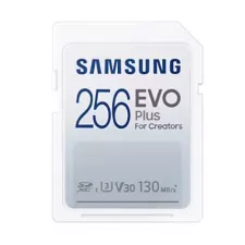 obrázek produktu SAMSUNG SD card SDXC 256GB EVO PLUS class10 UHS-I U3 V30 130MB/s