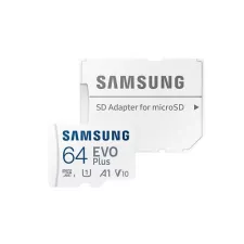 obrázek produktu SAMSUNG micro SD card SDXC 64GB EVO PLUS class10 UHS-I U1 V10 (+ 1x adapter microSD na SD)