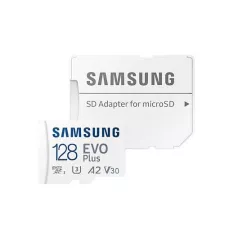 obrázek produktu SAMSUNG micro SD card SDXC 128GB EVO PLUS class10 UHS-I U3 V30 (+ 1x adapter microSD na SD)