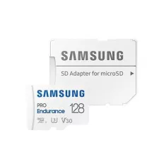 obrázek produktu SAMSUNG micro SD card SDXC 128GB PRO Endurance class10 UHS-I U3 V30 (+ 1x adapter microSD na SD)