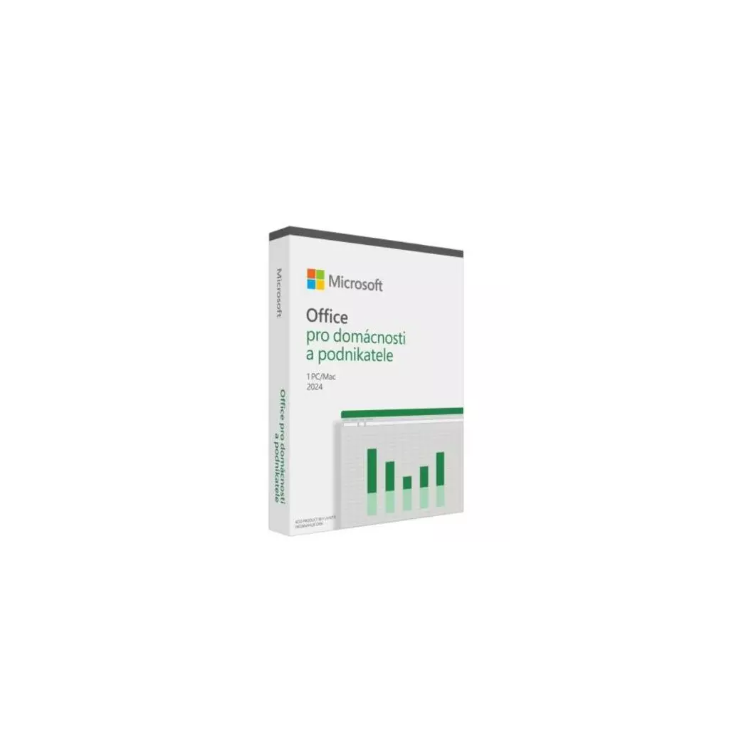 Obrázek produktu Microsoft OFFICE 2024 pro domácnosti a podnikatele CZ (česká krabicová verze, pro WINdows, Home and Business 2024 CZ Czech EuroZone Medialess)
