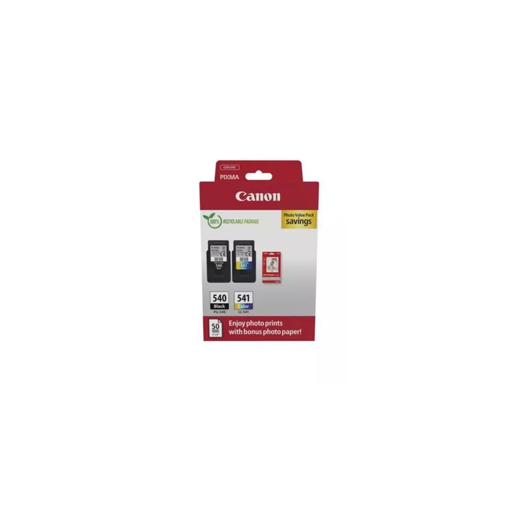 Obrázek produktu CANON PG-540/CL-541 sada originálních náplní pro MG2150 a MG3150, TS5150 (PG540+CL541)