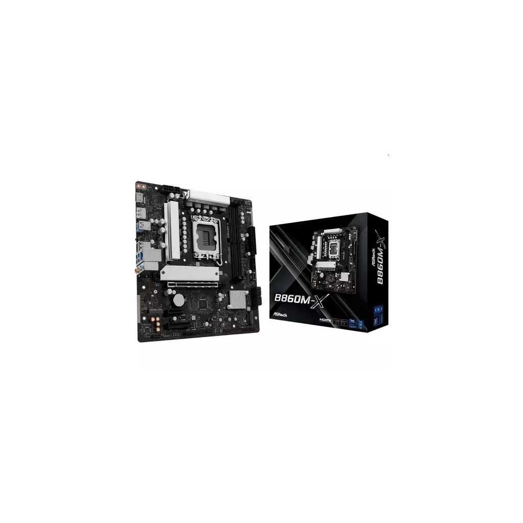 Obrázek produktu ASROCK B860M-X (intel 1851, 2xDDR5, mATX)