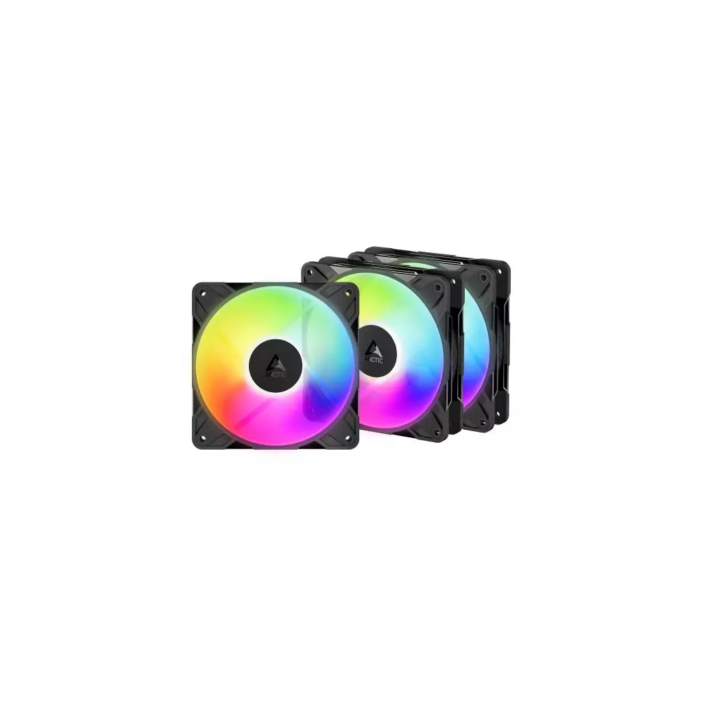 Obrázek produktu ARCTIC P14 Pro Reverse A-RGB (3-pack) - ventilátor do PC 140mm 4pin PWM PST reverzní design (balení