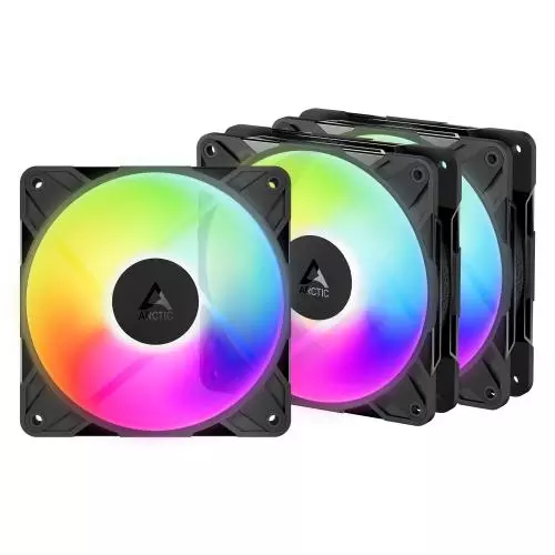 obrázek produktu ARCTIC P14 Pro Reverse A-RGB (3-pack) - ventilátor do PC 140mm 4pin PWM PST reverzní design (balení