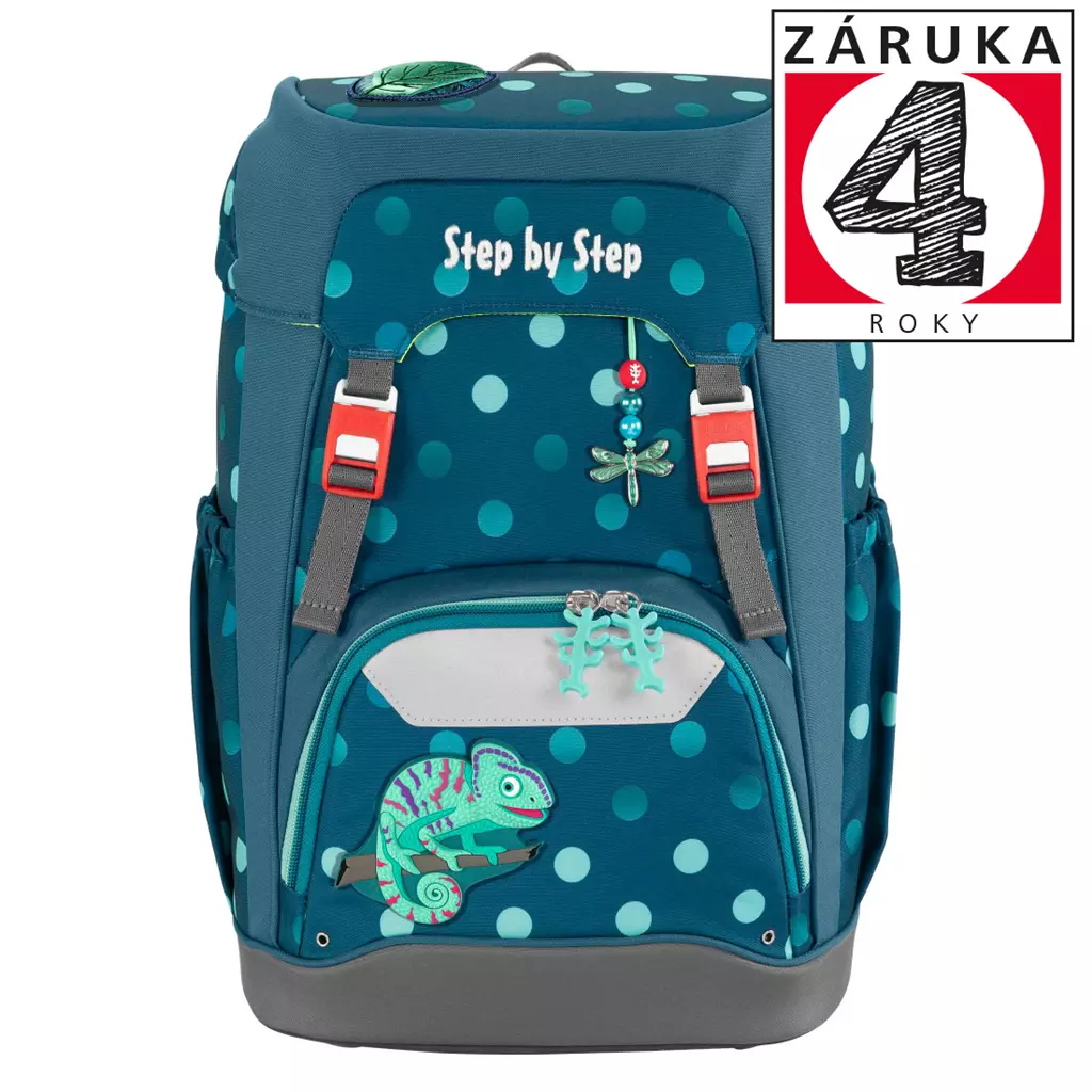 Obrázek produktu Školní batoh Step by Step GRADE Tropical Chameleon, AGR certifikát