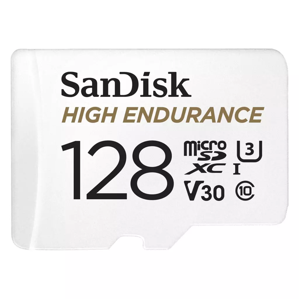 Obrázek produktu SanDisk HIGH ENDURANCE microSDHC Card 128 GB, s adaptérem