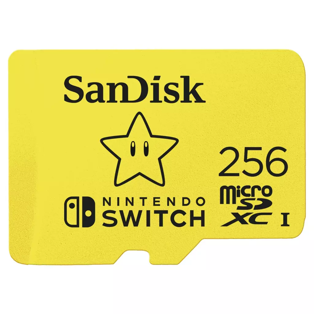 Obrázek produktu Sandisk Nintendo Switch micro SDXC 256 GB 100 MB/s A1 C10 V30 UHS-1 U3
