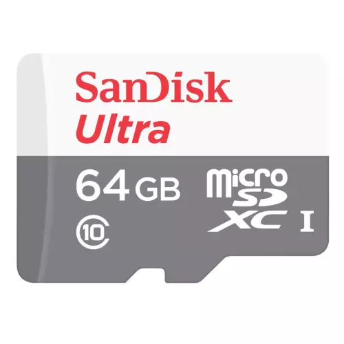 obrázek produktu SanDisk Ultra microSDXC 64 GB 100 MB/s Class 10 UHS-I, s adaptérem