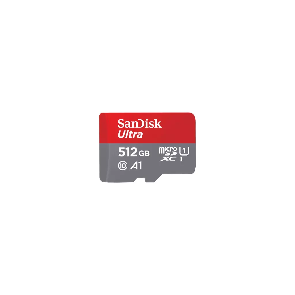 Obrázek produktu SanDisk Ultra microSDXC 512 GB + SD Adapter 150 MB/s  A1 Class 10 UHS-I