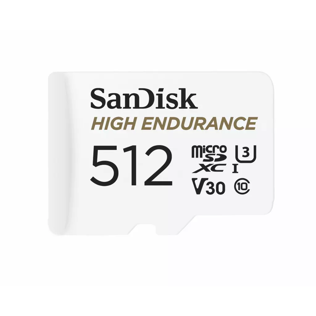 Obrázek produktu SanDisk HIGH ENDURANCE microSDHC Card 512 GB, s adaptérem