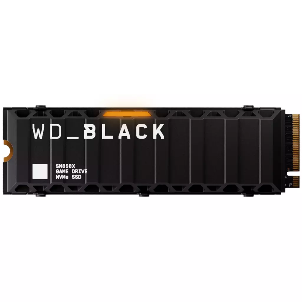 Obrázek produktu WD_BLACK SN850X NVMe SSD Gaming Storage with Heatsink 8 TB