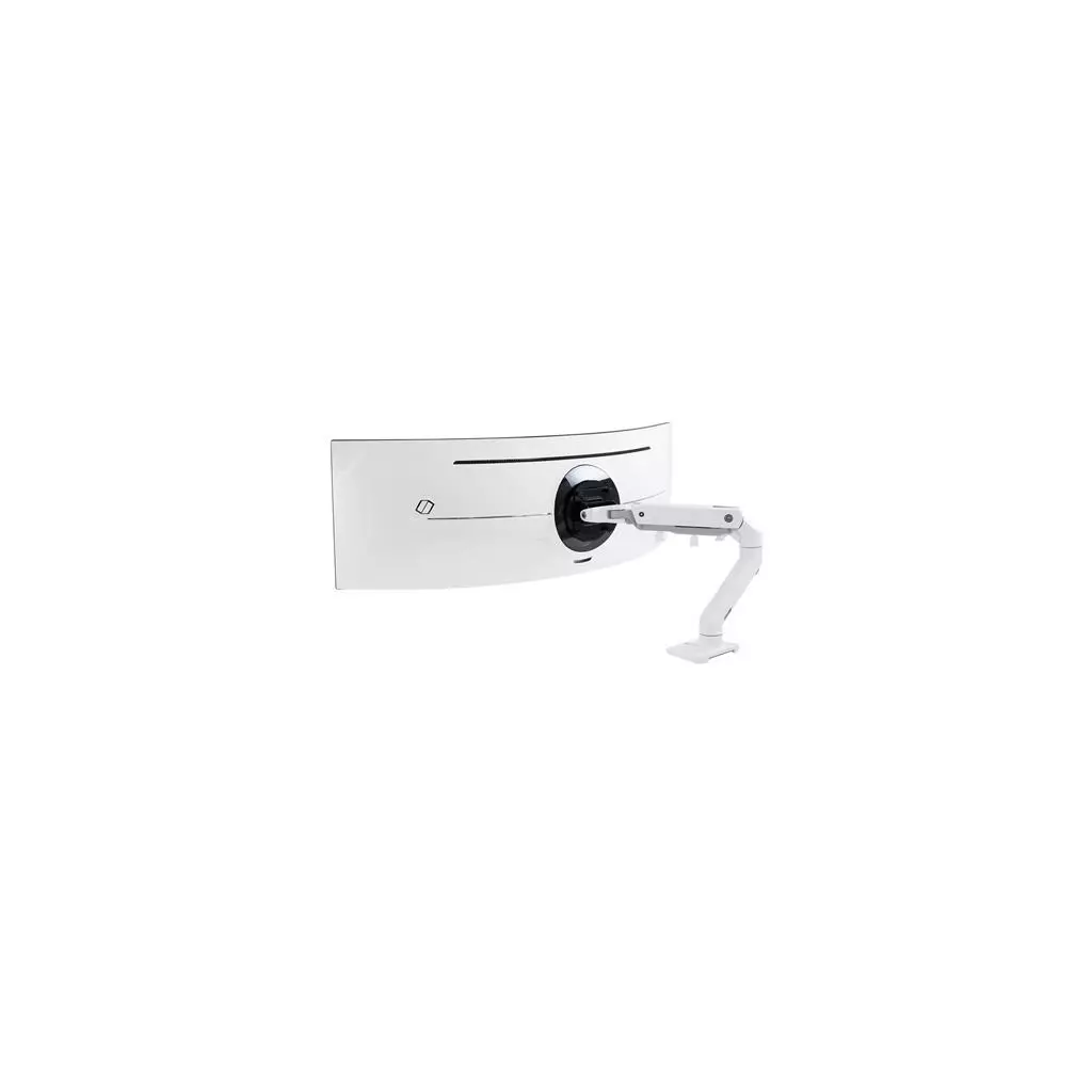 Obrázek produktu ERGOTRON HX Desk Monitor Arm with HD Pivot (white), stolní rameno, zakřivené monitory  max 49