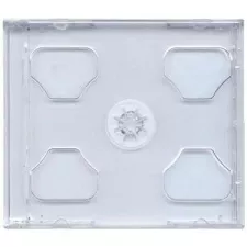 obrázek produktu COVER IT Krabička na 2 CD 10mm jewel box + tray čirý 10ks/bal
