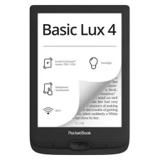 obrázek produktu POCKETBOOK 618 Basic Lux 4, 6” E-Ink Black, 8GB, WiFi, černý