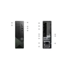 obrázek produktu Dell Vostro 3710 - SFF - Core i7 12700 / 2.1 GHz - RAM 16 GB - SSD 512 GB - NVMe - DVD-zapisovačka - UHD Graphics 770 - GigE - WLAN: Blueto