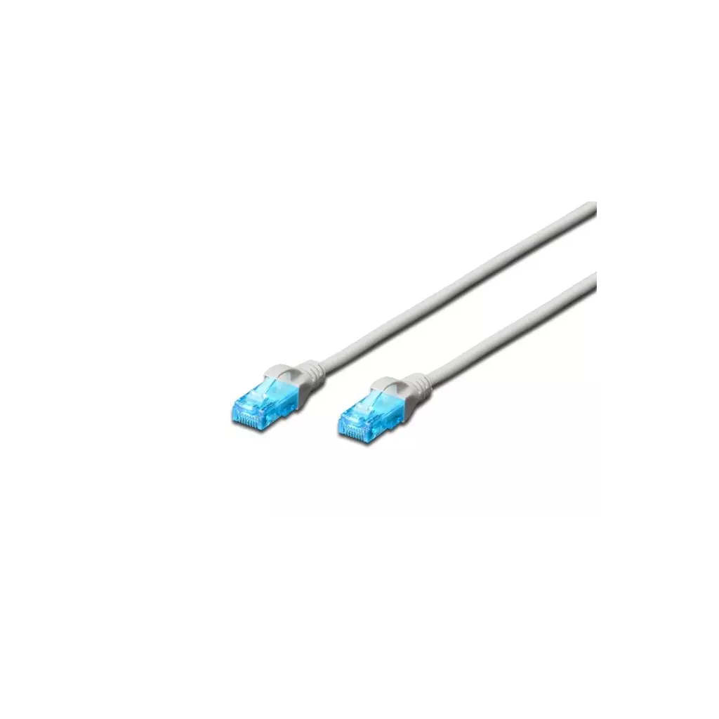 Obrázek produktu Digitus Patch Cable, UTP, CAT 5e, AWG 26/7, měď, šedý 7m