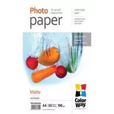obrázek produktu ColorWay fotopapír matný 190g/m2 A4 50 ks