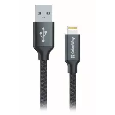 obrázek produktu ColorWay USB 2.0 - Lightning kabel 1m 2.1A, černá