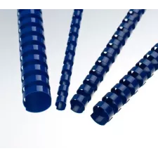 obrázek produktu EUROSUPPLIES plastové hřbety/ formát A4/ 19mm/ modré/ 100 pack