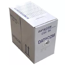 obrázek produktu DATACOM UTP Cat5e PVC kabel 305m (drát), šedý