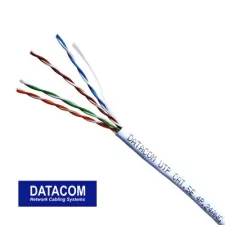 obrázek produktu DATACOM UTP kabel drát CAT5E PVC 305m box, bílý 