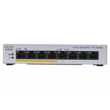obrázek produktu Cisco CBS110-8PP-D-EU Unmanaged 8-port GE, (4 support PoE with 32W power budget), Desktop, Ext PS